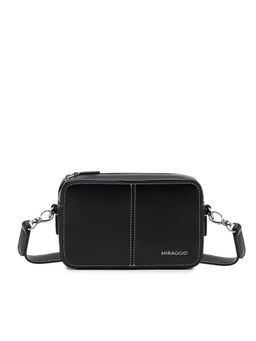 MIRAGGIO - Black Andy Crossbody Sling Bag (Medium)