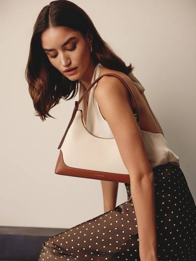 Jolene Shoulder Bag-Ivory (Medium)