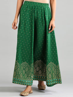 Aurelia - Green Printed Skirt