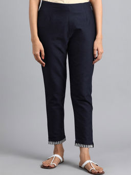 W - Women Blue Slim Fit Pants