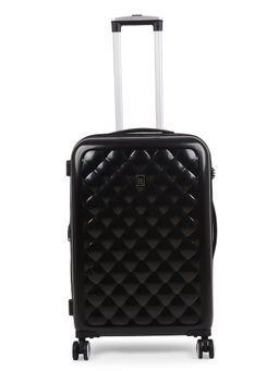 it luggage - Fashionista Glossy Black Medium 24 Inches Expandable Hardsided TSA Trolley Bag