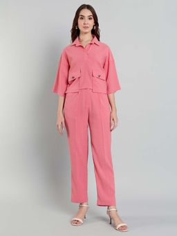 MISH - Pink Co-Ord with Front Pocket Detail (Set of 2)