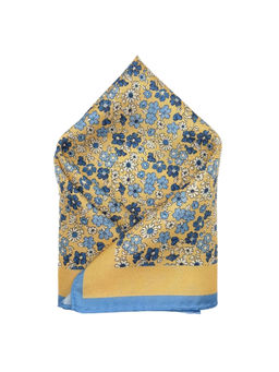 The Tie Hub - Men Yellow Floral Pocket Square