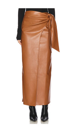 ALL THE WAYS - Kassidy Faux Leather Skirt