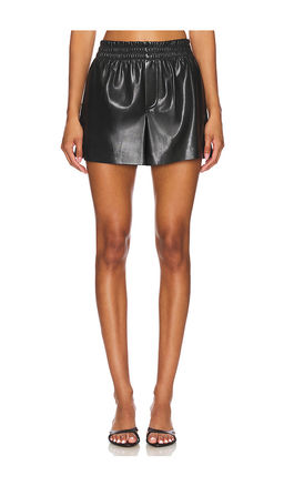 Alice + Olivia - Richie Vegan Leather Boxer Short