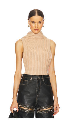 AREA - Sleeveless Twisted Top