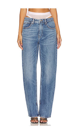 Alexander Wang - Slit Hem Jean Prestyle Hotfix Mesh Undie