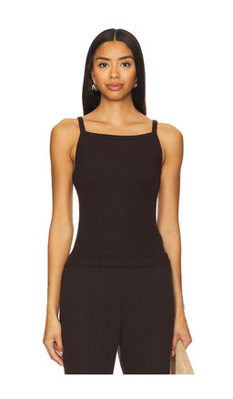 DONNI. - The Sweater Rib Spaghetti Tank