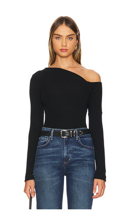 Enza Costa - Knit Slouch Shoulder Long Sleeve