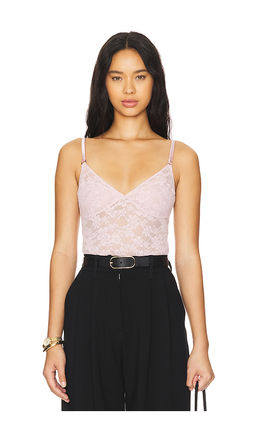fleur du mal - Le Stretch Lace Wireless Bodysuit