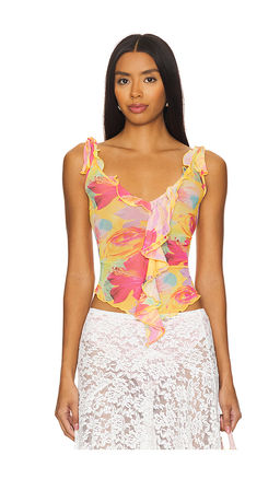 Jaded London - Frilled Asymmetric Top