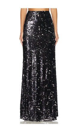 L'AGENCE - Sequin Zeta Long Skirt