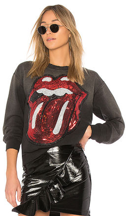 Madeworn - Rolling Stones Sequins Sweatshirt