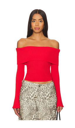 MORE TO COME - Candace Off Shoulder Sweater