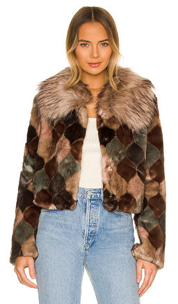 Unreal Fur - Casablanca Faux Fur Jacket