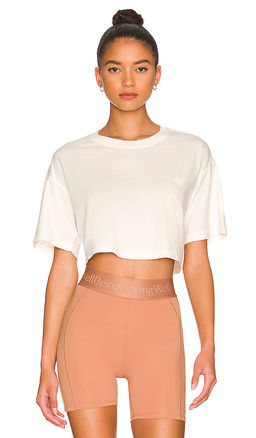 Wellbeing + Beingwell - Hazel Cropped Tee