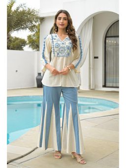 Autumnlane - Akira Sea Cotton Fusion Co-Ord Set