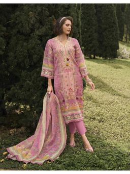 Autumnlane - Drazan Rose Premium Lawn Kurta & Pant With Dupatta