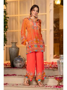 Autumnlane - Jayti Tangerine Printed Work Co-Ord Set