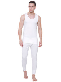 Bodycare - White Solid Men Thermal Top White