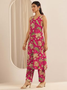 Libas - Pink Printed Co-Ord Set
