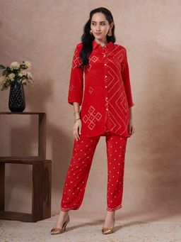 FASHOR - Pink Printed Co-Ord Set