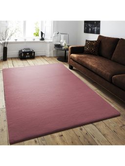 OBSESSIONS - Anti-Static Solid Machine Made Carpet (L)170 x (W)120cm, Red