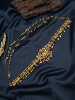 GRIIHAM - Gold Plated Waist Belt Vadiyannam