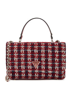 Guess - Maroon Checks Sling Bag