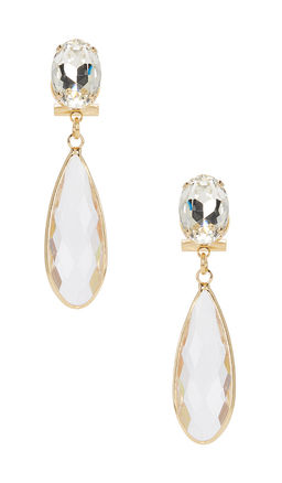 Anton Heunis - Omega Clasp Mono Colour Drop Earrings