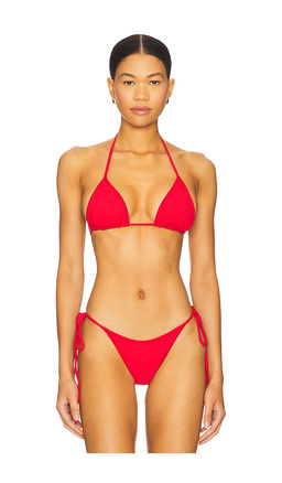 Frankies Bikinis - Nick Ribbed Bikini Top