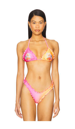 Kulani Kinis - Lettuce Edge Bralette Bikini Top