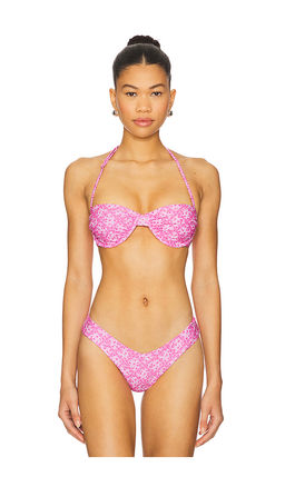 Kulani Kinis - Retro Balconette Bra Bikini Top