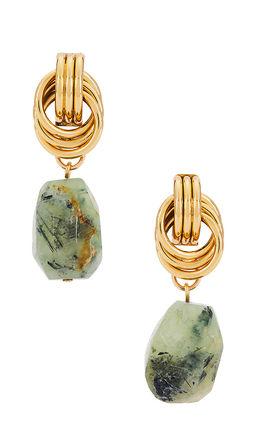 LELET NY - Brielle Knot Stone Drop Earrings