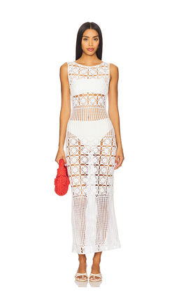 Tularosa - Mikio Crochet Midi Dress