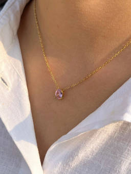 Bloome - Pink Willow Necklace