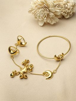 Moedbuille - Handcrafted Gold Plated Kashmiri Haathphool
