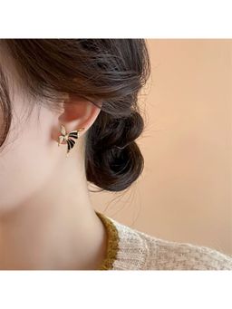 Jazz and Sizzle - Gold Plated Stainless Steel Butterfly Earring
