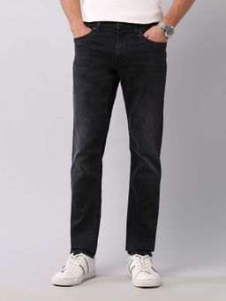 U.S. Polo Assn. Denim Co. - Mens Brandon Slim Tapered Fit Black Jeans Black