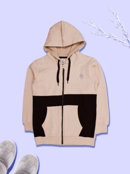 KiddoPanti - Boys Front Zip Open Cut and Sew Hoodies
