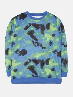 KiddoPanti - Boys Printed Round Neck Sweatshirt