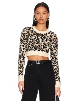 Lovers and Friends - Hali Leopard Crop Sweater