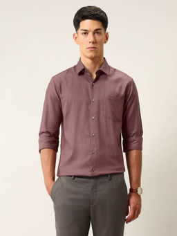 Arrow - Men Manhattan Slim Fit Dobby Ceremony Shirt