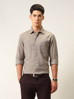 Arrow - Men Manhattan Slim Fit Dobby Ceremony Shirt