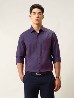 Arrow - Men Manhattan Slim Fit Dobby Ceremony Shirt