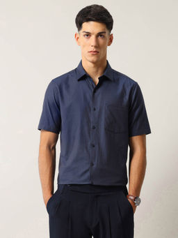 Arrow - Men Textured Pure Cotton Ceremony Shirt