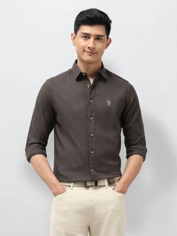 U.S. Polo Assn. Denim Co. - Men Twill Pure Cotton Shirt