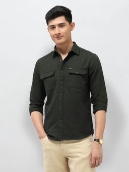 U.S. Polo Assn. Denim Co. - Men Twill Pure Cotton Shirt