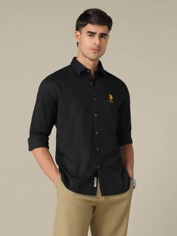 U.S. Polo Assn. Denim Co. - Men Regular Fit Textured Shirt