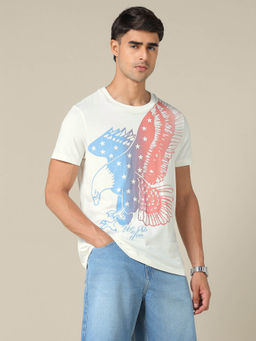 U.S. Polo Assn. Denim Co. - Men Graphic Printed Muscle Fit T-Shirt